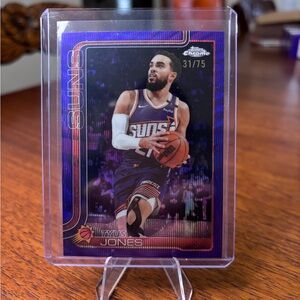 Topps Chrome 2025 Tyus Jones Phoenix Suns Purple Card 31/75